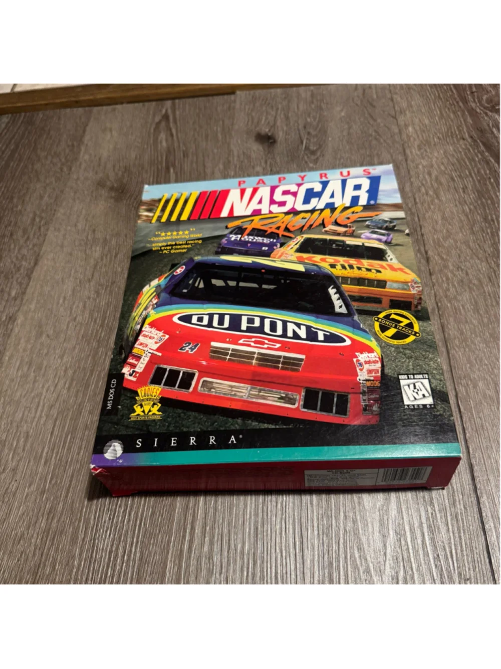 Vtg Vintage 1996 Sierra NASCAR Racing PC Video Game Standard Cib Complete